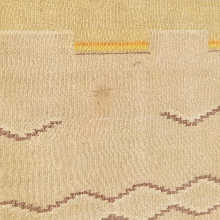 Hårgarnsmatta, 1930-tal. Ca 225x155 cm.
