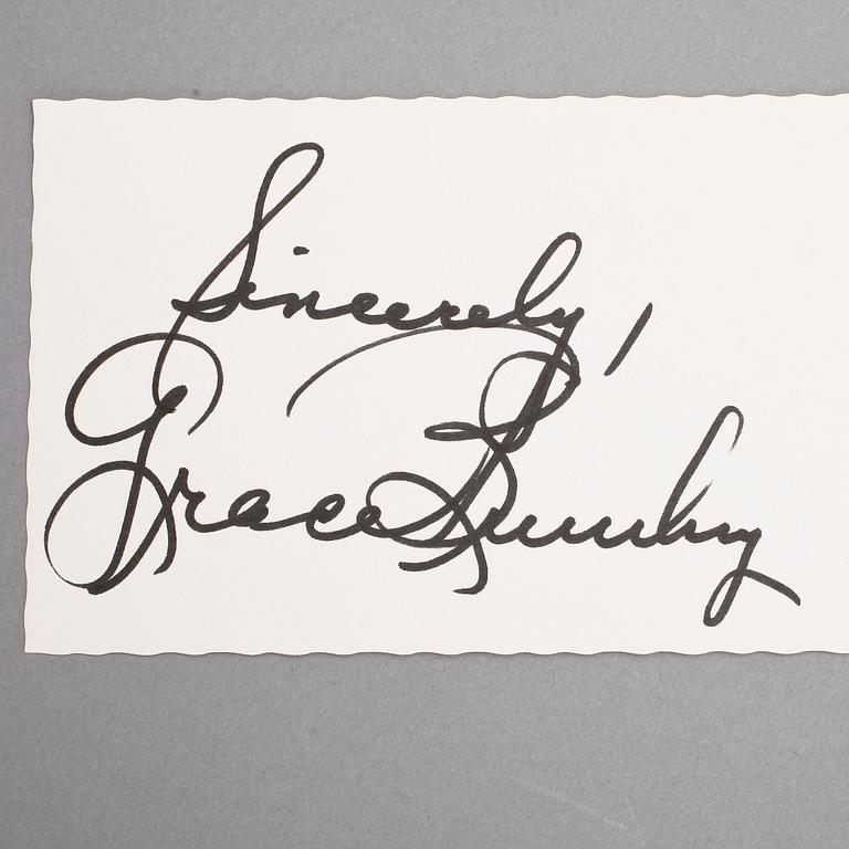 AUTOGRAFPARTI MED MUSIKARTISTER, 70 st, bla Kiri Te Kanawa på vykort, Duke Ellington, 1900-tal.