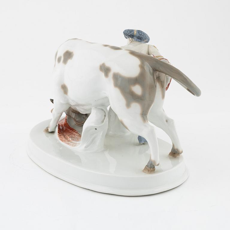 Figurin, porslin, Meissen, 1900-talets första hälft.