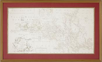 Erik Geringius · ERIK GERINGIUS, "Charta öfver Mälaren", 1739.