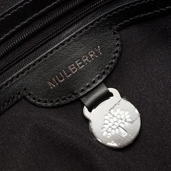 MULBERRY, a calf leather 'Delphine' sholder bag with reversible flap.