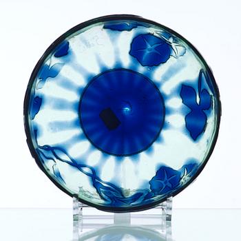 Emile Gallé, An Art Nouveau 'firepolished' cameo glass bowl, Nancy, France.