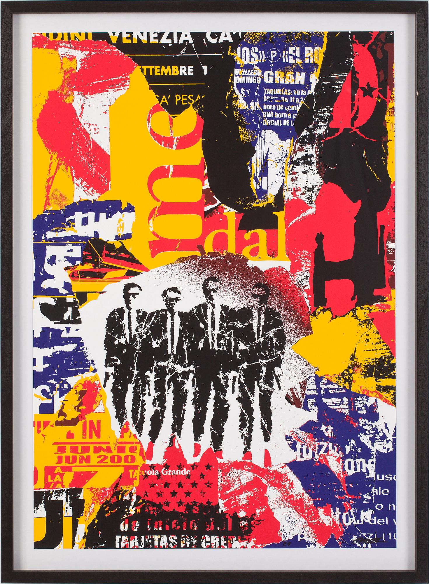 MARCEL STRÜWER, färgseriegrafi, provtryck, signerad.