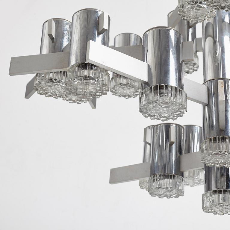 Gaetano Sciolari, a ceiling lamp by Sciolari Lighting, Italy 1960-70's.