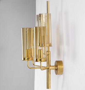 Hans-Agne Jakobsson, vägglampett, "Sonata", modell "V169-5", Hans-Agne Jakobsson AB, Markaryd, 1960-70-tal.