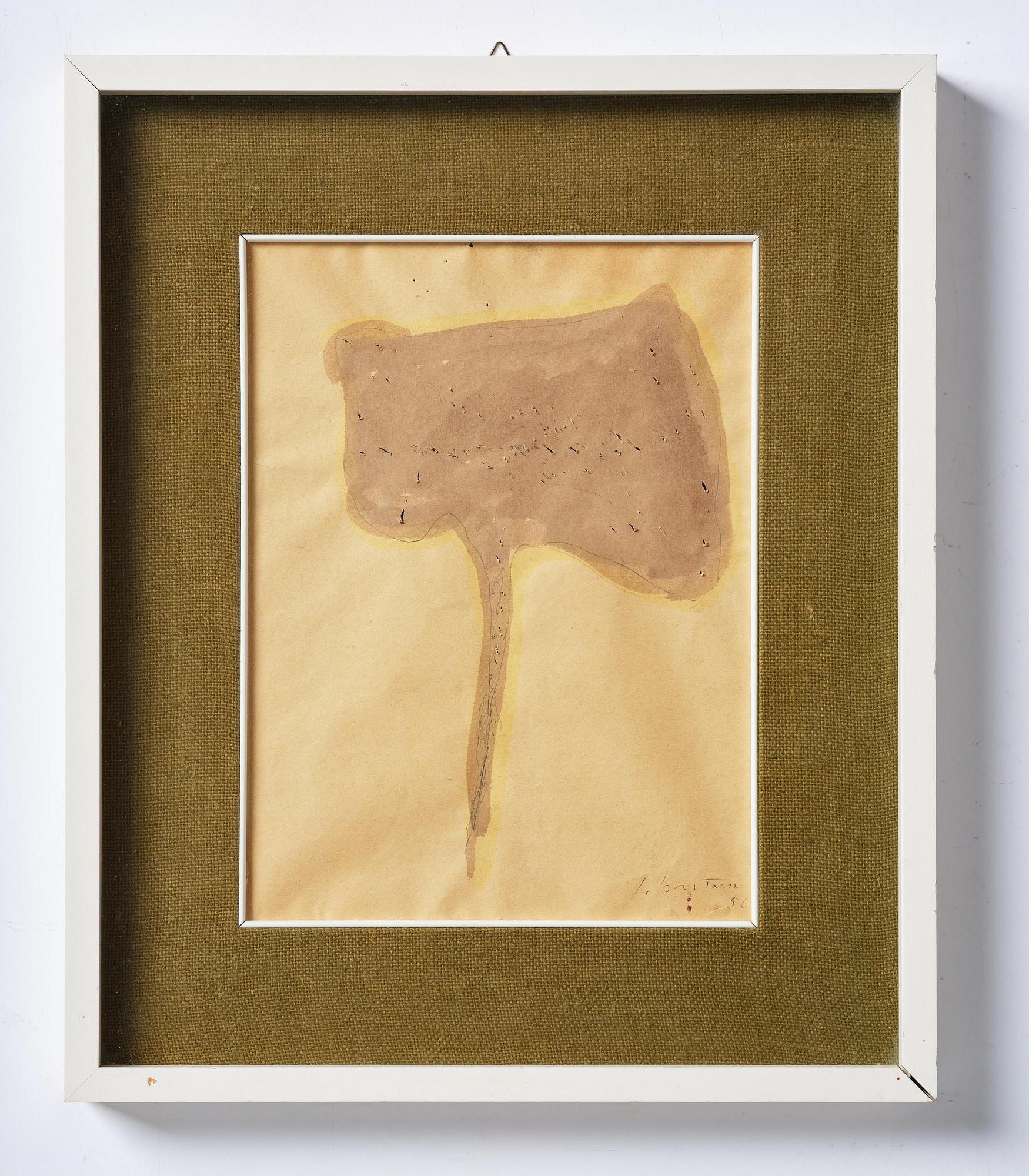 Lucio Fontana, Untitled.