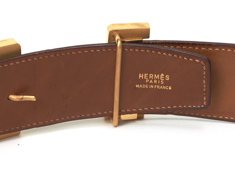 A belt by Hermès.