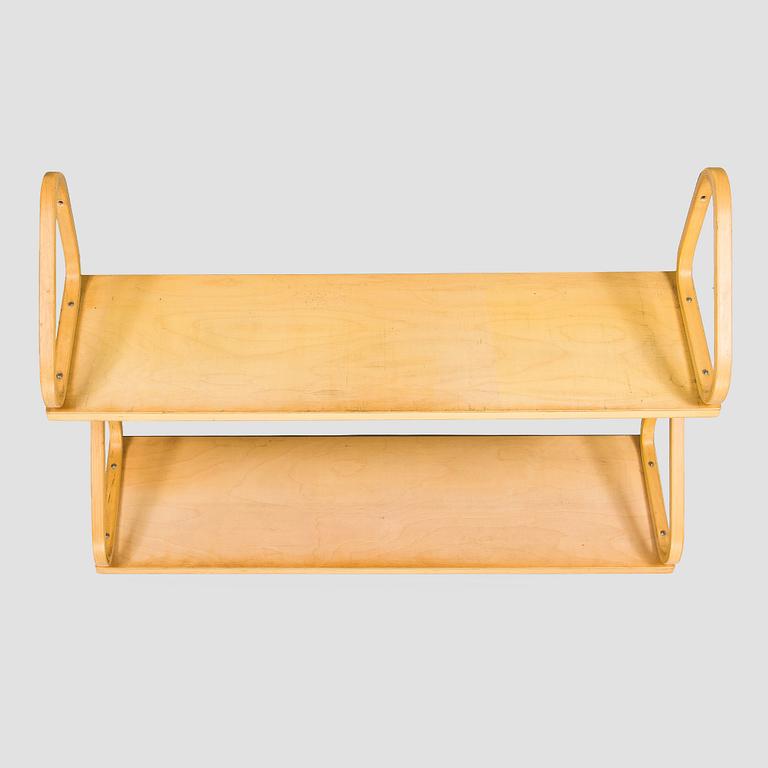 Alvar Aalto, seinähyllyjä, 2 kpl malli 112B, Artek, 1900-luvun loppu.