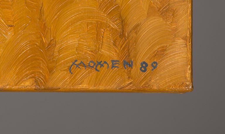 Karl Momen, oil on canvas, signed and dated -89.