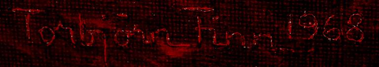 TORBJÖRN FINN, olja på duk, sign och dat 1968.