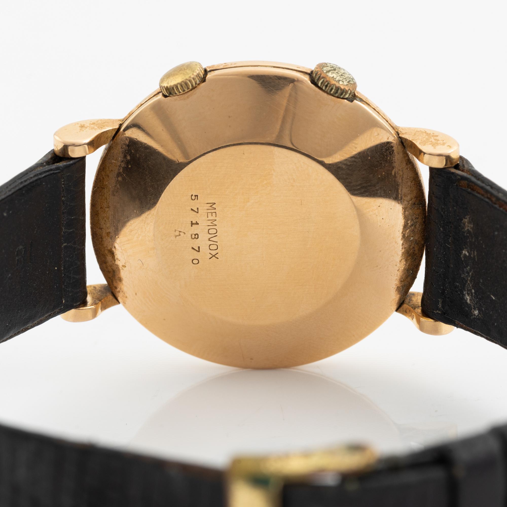 Jaeger-LeCoultre, Memovox, armbandsur, 34,5 mm.