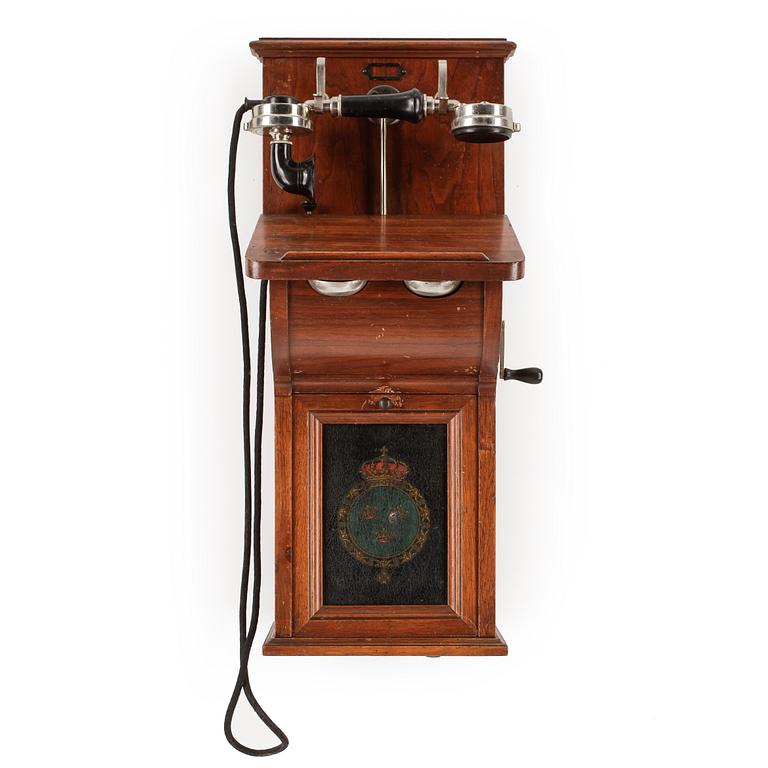 VÄGGTELEFON, LM Ericsson, 1800-talets slut.