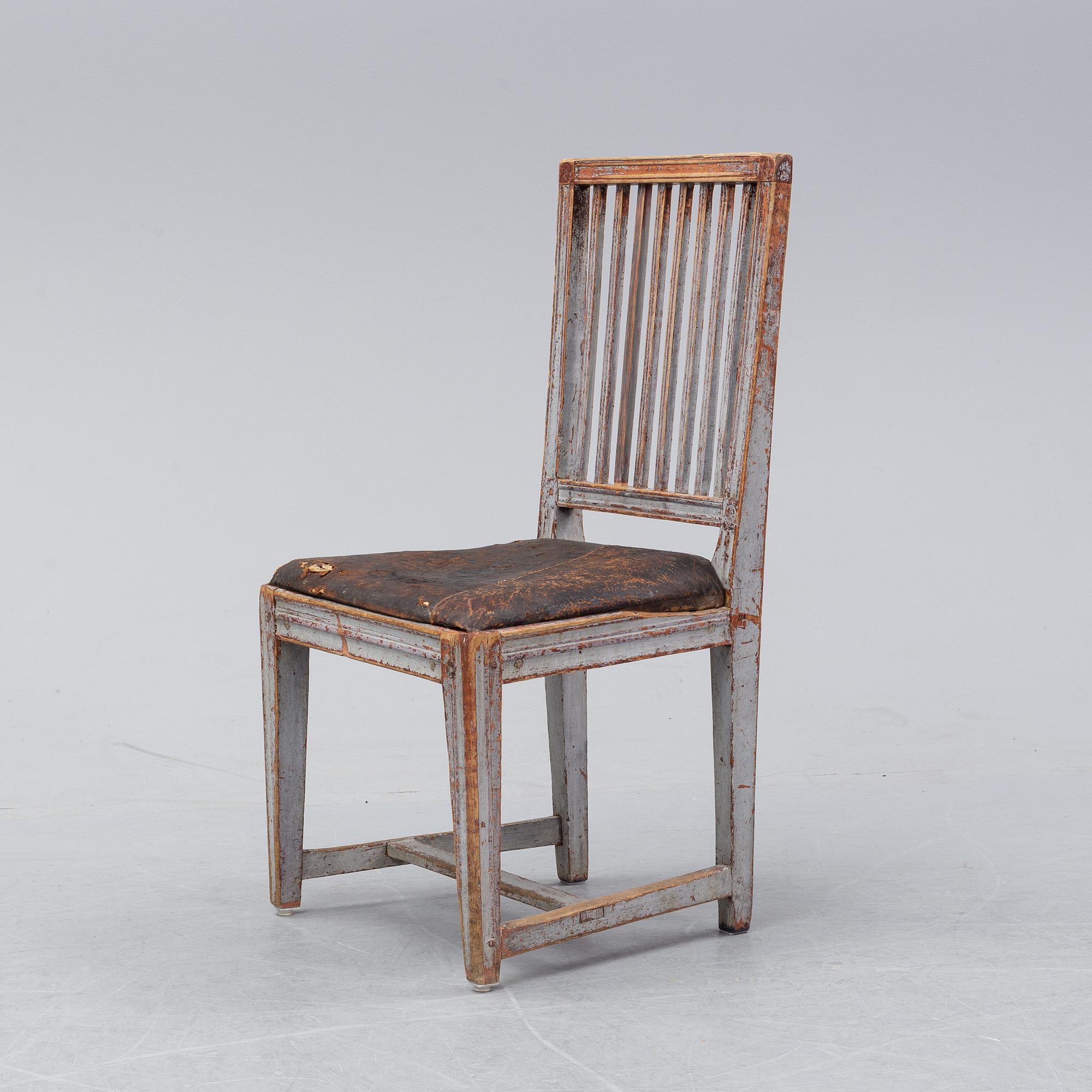 A Swedish chair, early 19th century.