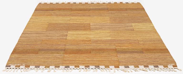 Marianne Richter, matta, ”Muren, brun”, rölakan, ca 262 x 168 cm, signerad AB MMF S MR.