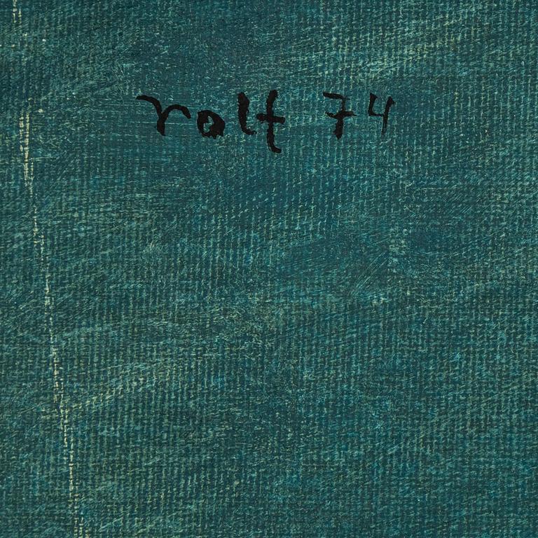 Rolf Pettersson, olja på duk, signerad och daterad -74.