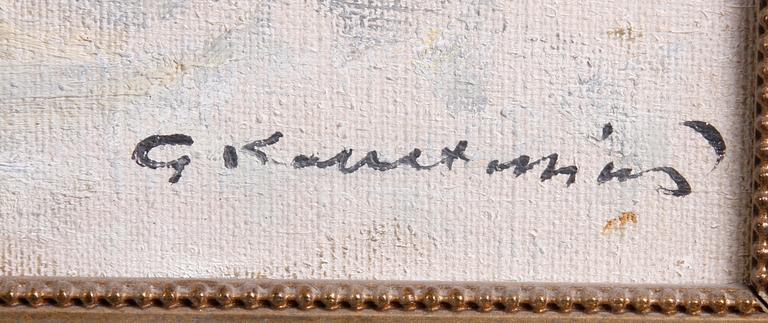 KALLSTENIUS, GOTTFRID, olja på duk, sign.