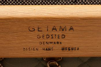 SOFFA,"GE 290", Hans J Wegner, Getama, Danmark, 1900-talets andra hälft. Säljes till förmån för "Läkare utan gränser".