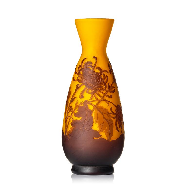 Axel Enoch Boman, unik vas, överfångsglas, Reijmyre, jugend, 1916, nr 457.