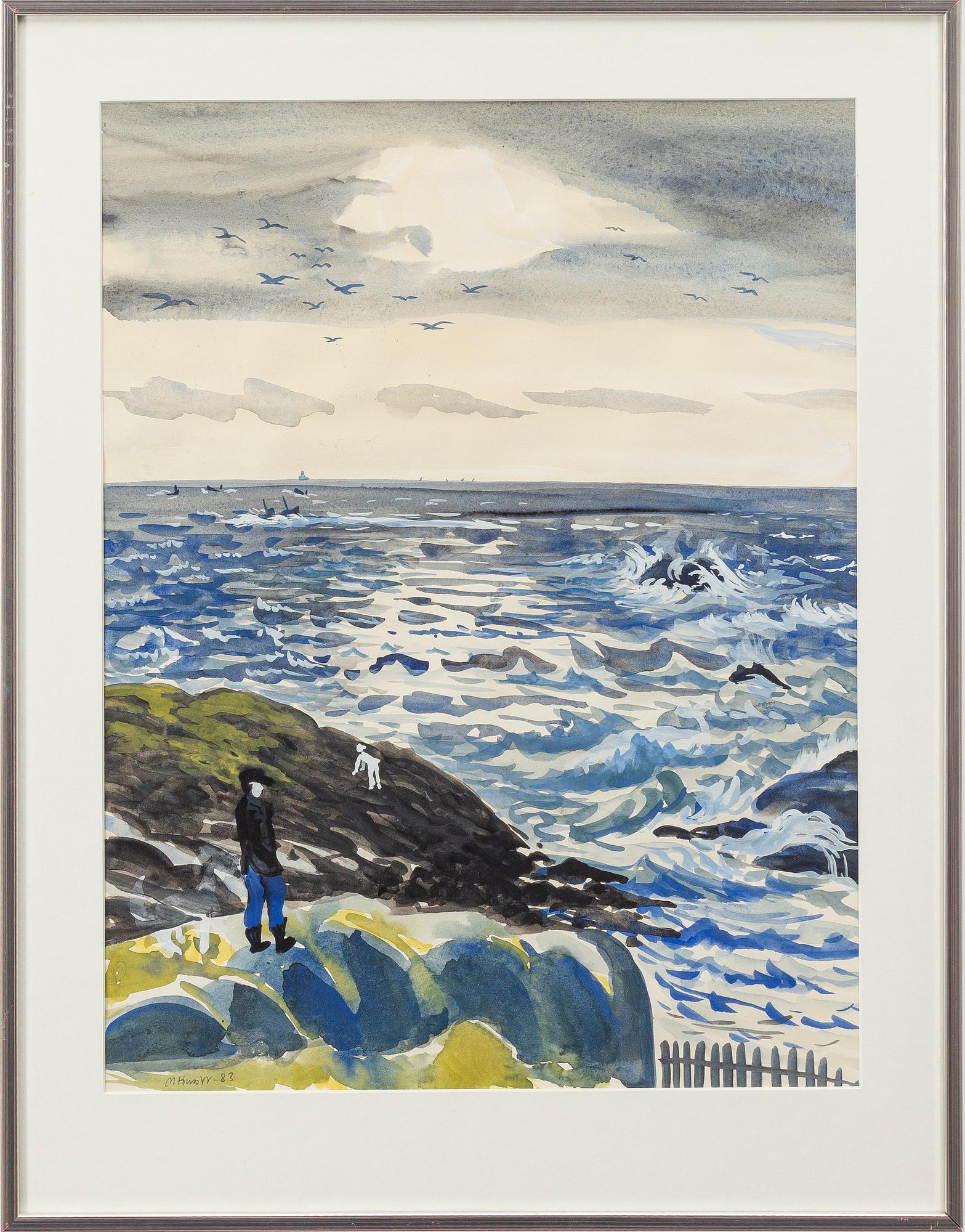 Mona Huss Walin, By the coast.