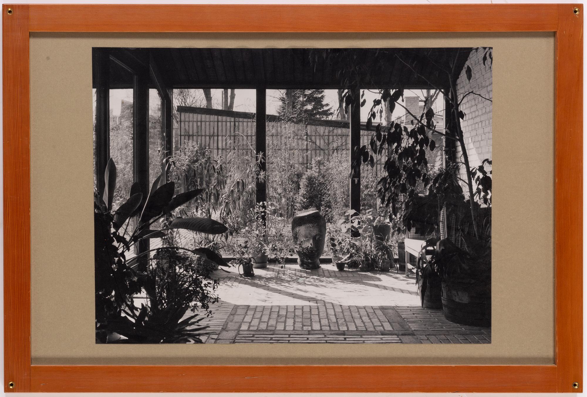 Børge Mogensen, 9 framed photographs depicting Mogensen's house at Soløsevej in Gentofte, Denmark.
