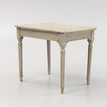 A Gustavian-style painted table, 20th century.