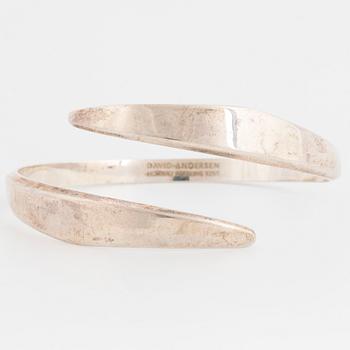 DAVID ANDERSEN, armring, sterlingsilver.