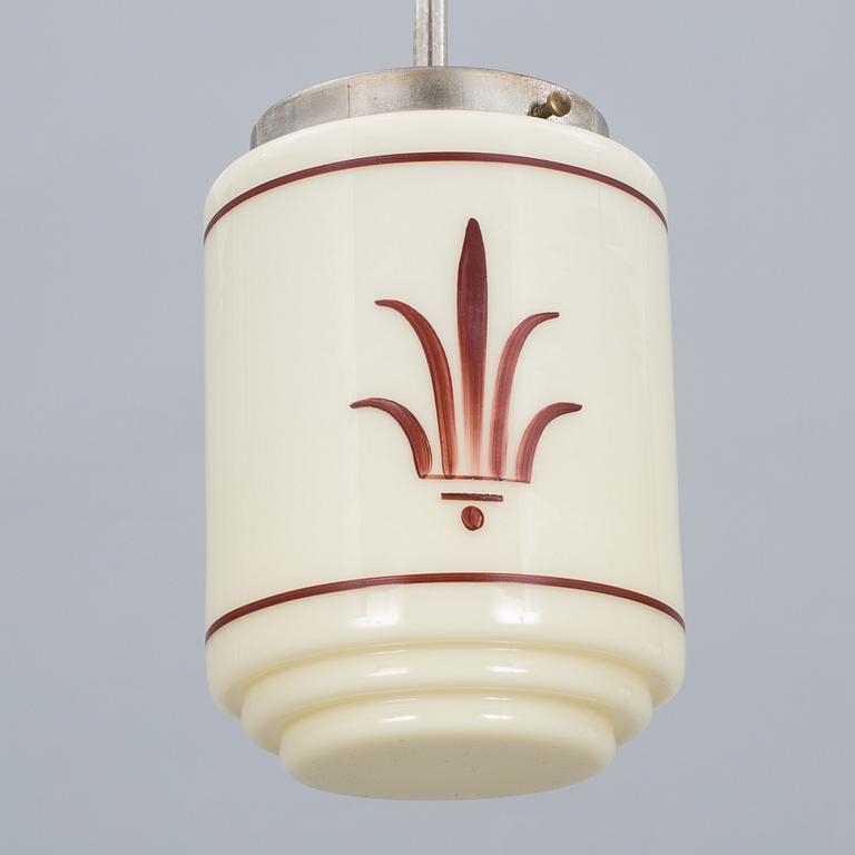 TAKLAMPA, art deco, 1900-talets första hält.