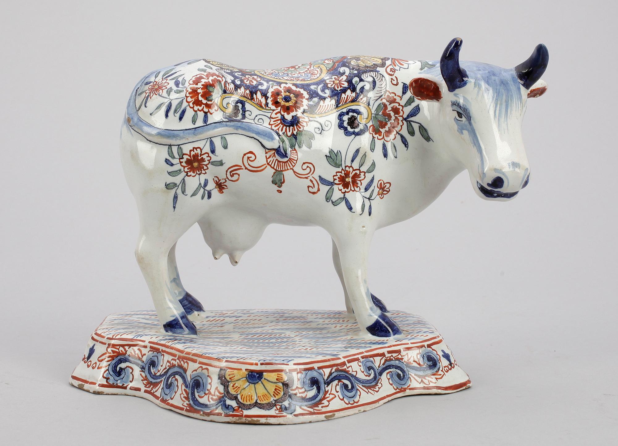 FIGURIN, fajans, Holland, 1800-talets mitt.