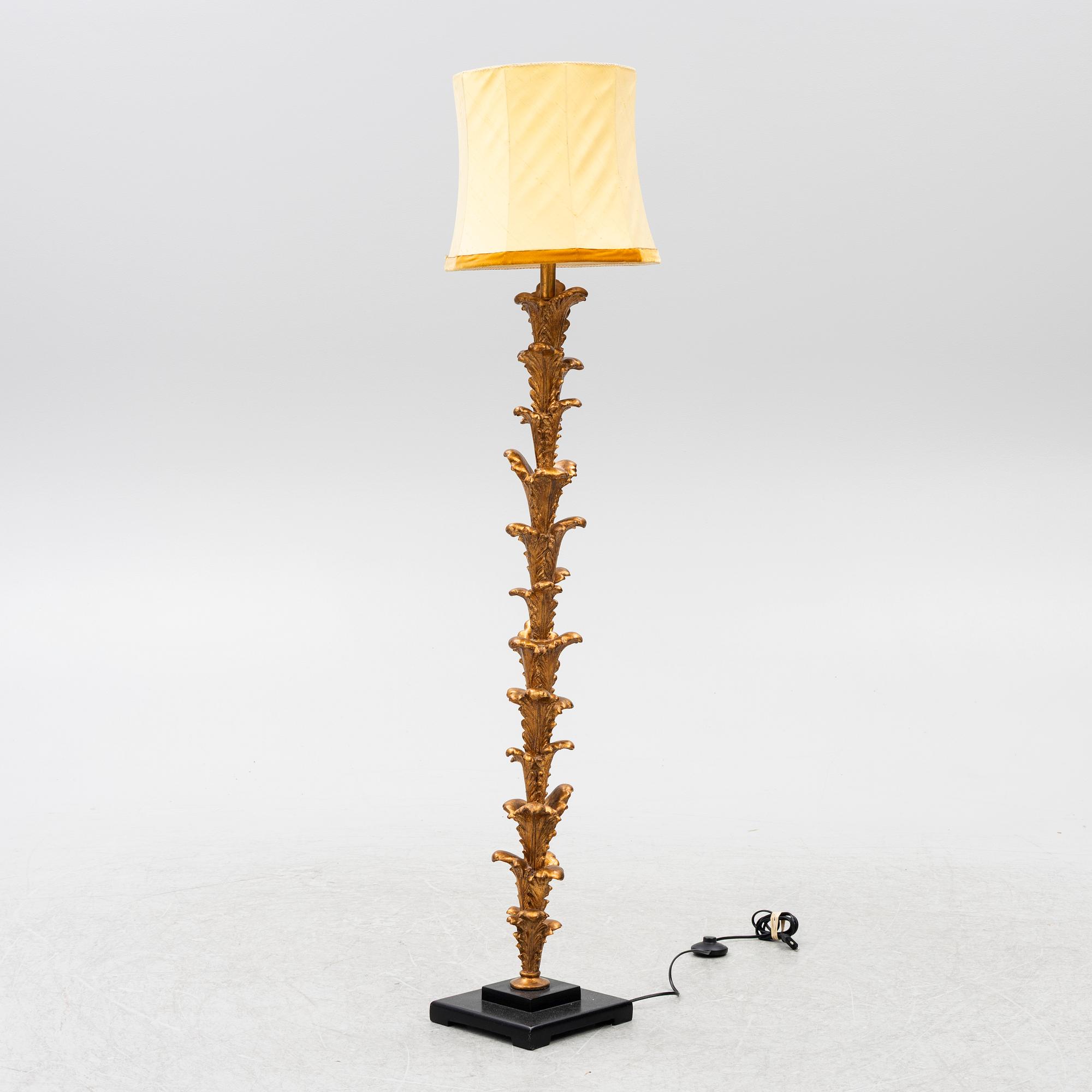 A floor lamp, likely Italy, second half of the 20th century.