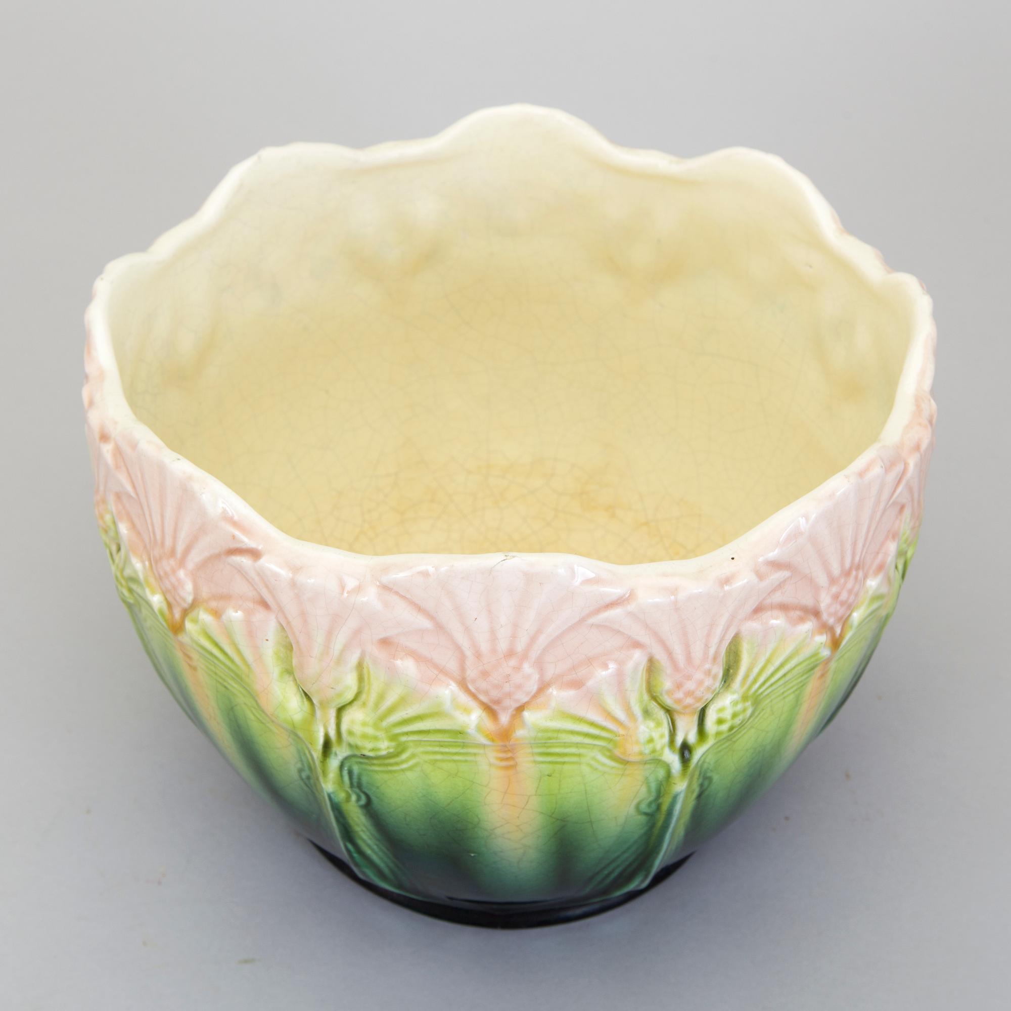 YTTERFODER, flintgods, majolika, Rörstrand, tidigt 1900-tal.