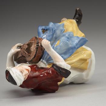 FIGURIN, porslin. 1740-tal, troligen Meissen.