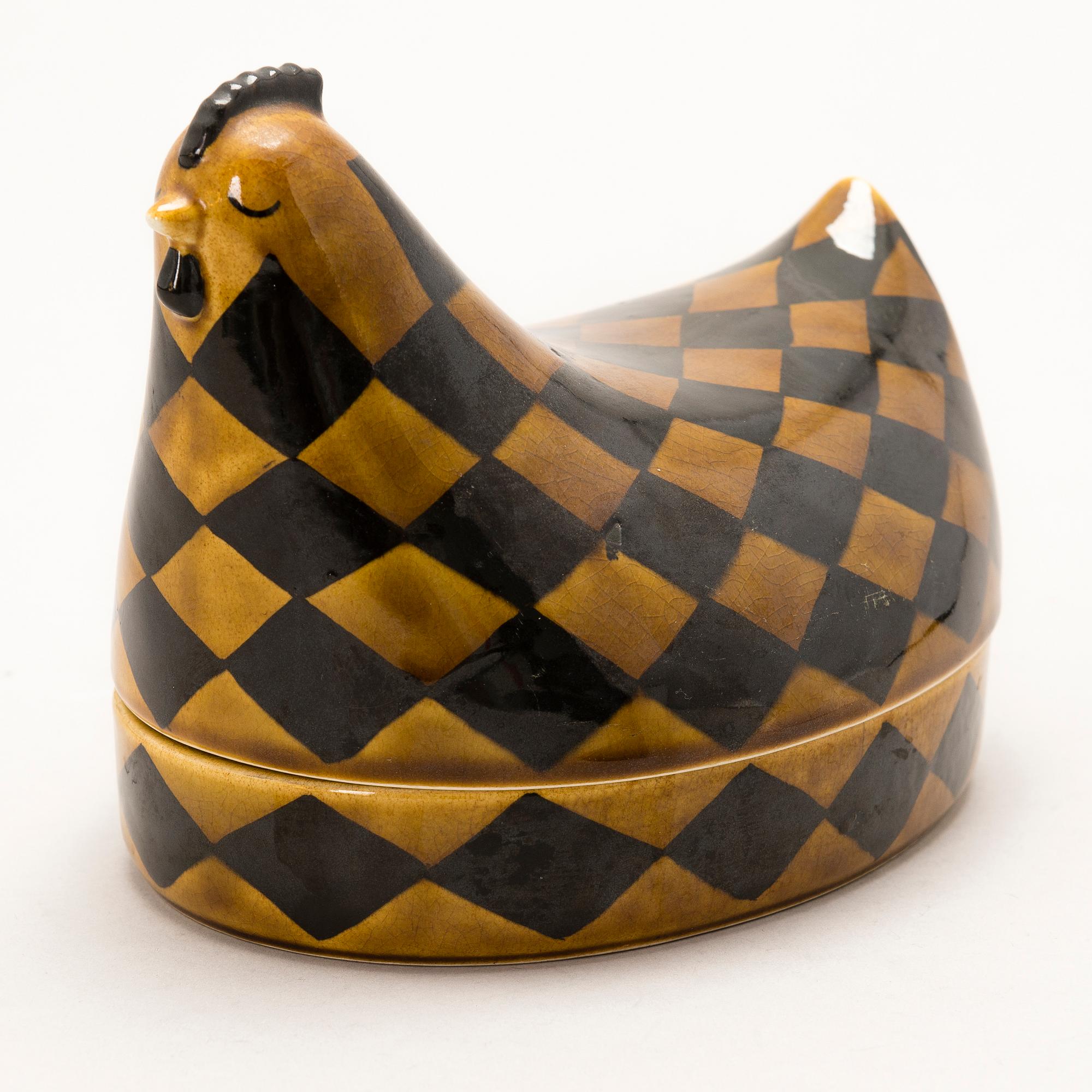 KAARINA AHO, A 1950s ceramic box in two parts for Arabia. - Bukowskis