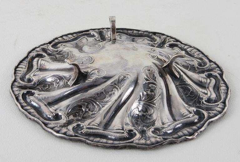 SKÅLFAT, silver, importstämplar.