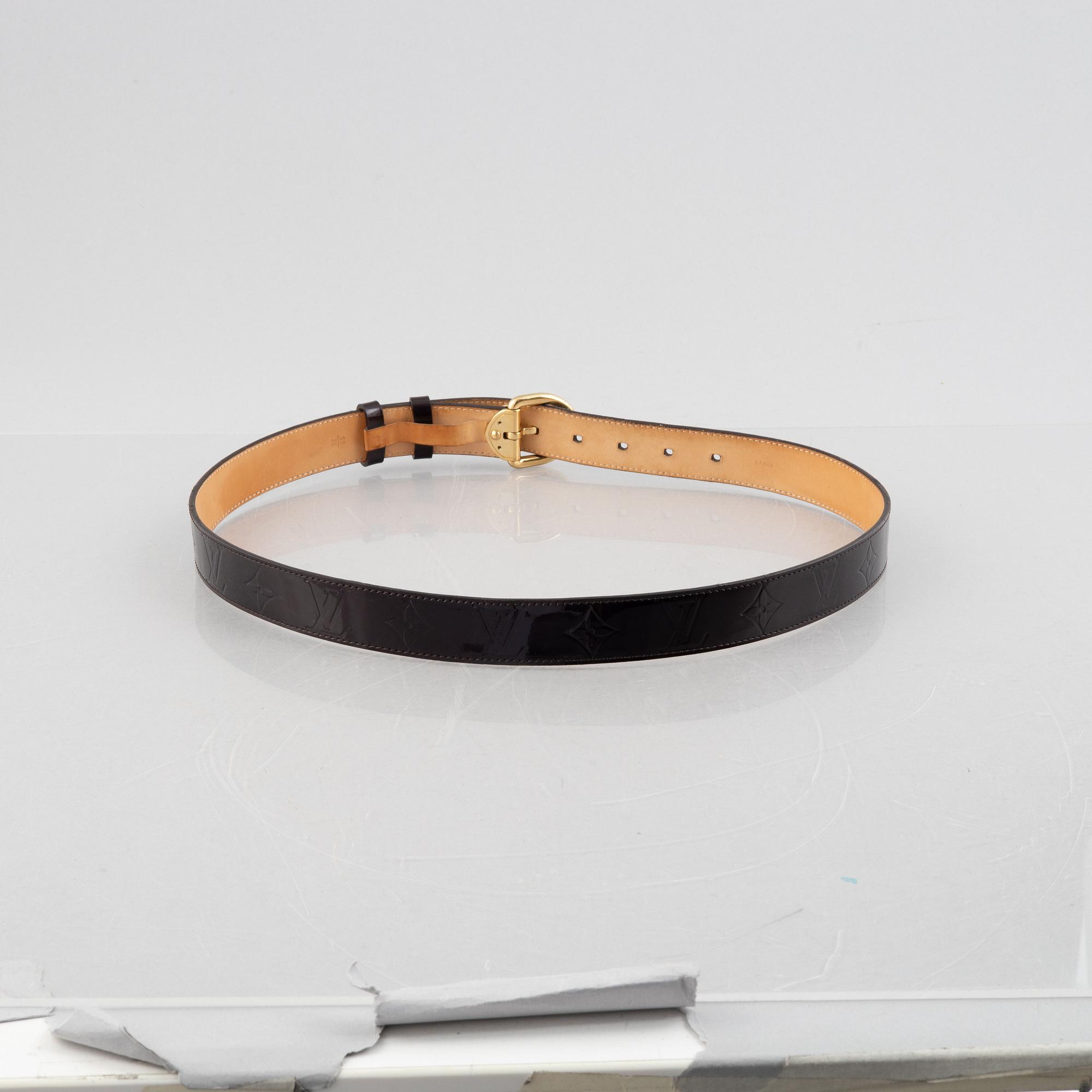 Louis Vuitton, a belt, size 90/30, 2009.