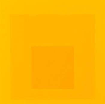 JOSEF ALBERS, färgserigrafi, signerad och daterad '70, numrerad 17/125.