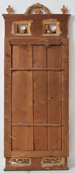 A Gustavian mirror dated 1787 by Lago Lundén (master in Stockholm 1773-1819).