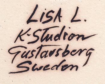 FIGURIN, keramik, Lisa Larson, K-studion, Gustavsberg.