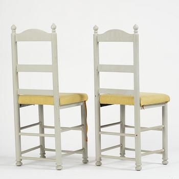 Stolar, ett par, Sverige, omkring år 1800, Gustavianska.