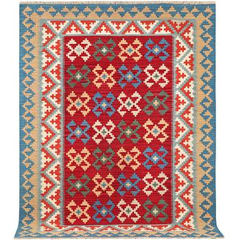 A Kilim rug, c. 203 x 154 cm.