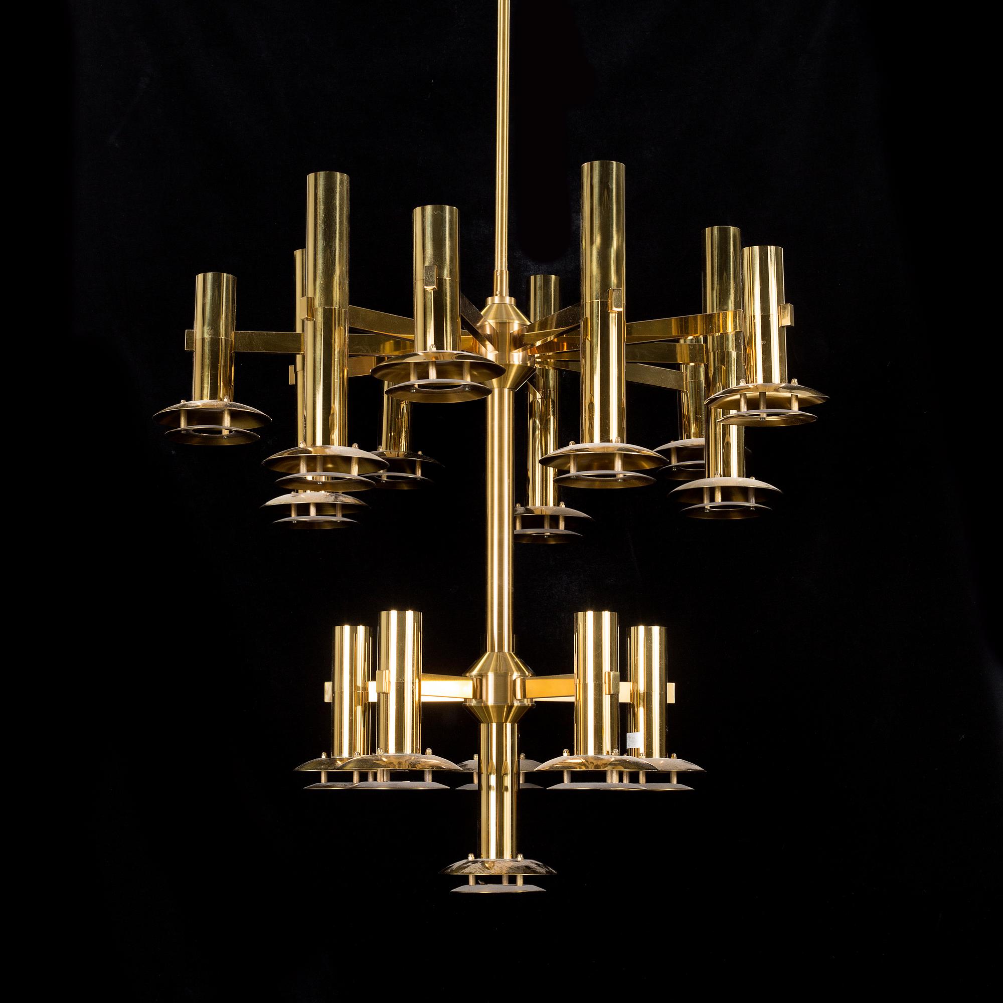 HOLGER JOHANSSON, troligen, taklampa, Westal, 1900-talets andra hälft.