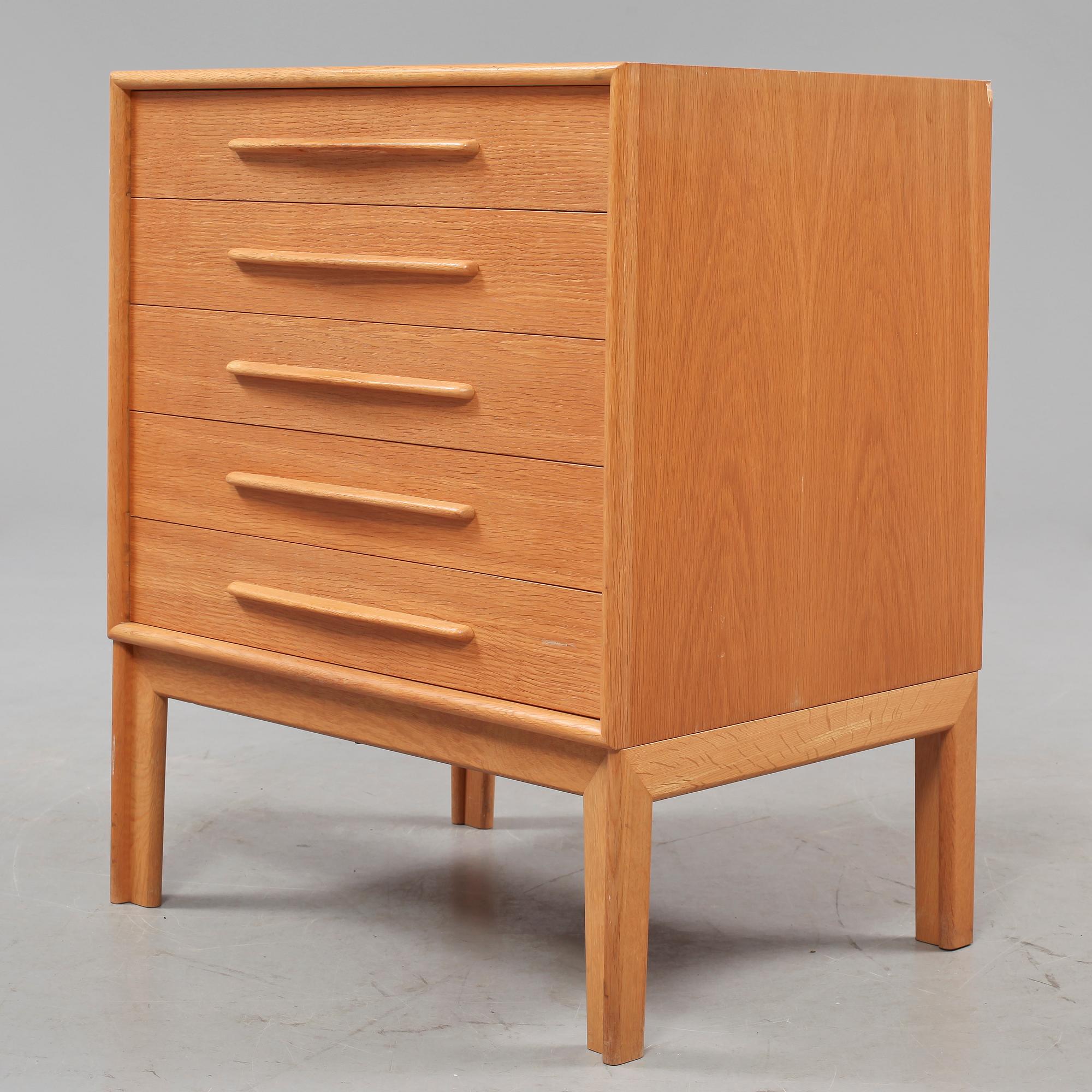 SIDEBOARD SAMT BYRÅ, Alf Svensson, Bjästa Snickerifabrik, 1960-tal.