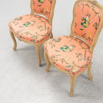 Stolar, ett par, rokoko, 1700-tal.