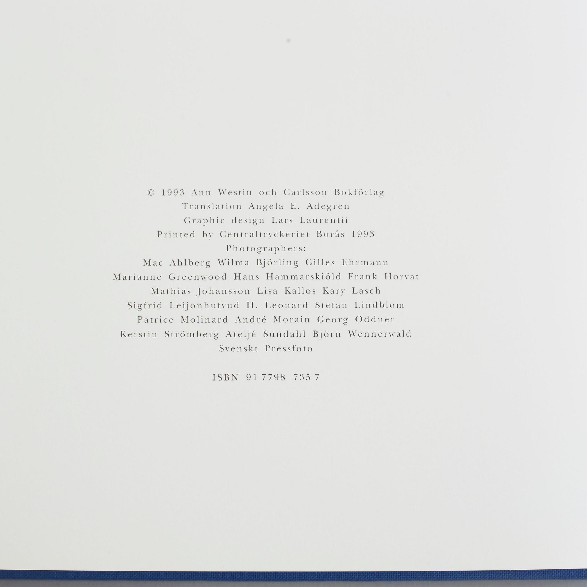 Seven books on Swedish glass, silver and furniture.