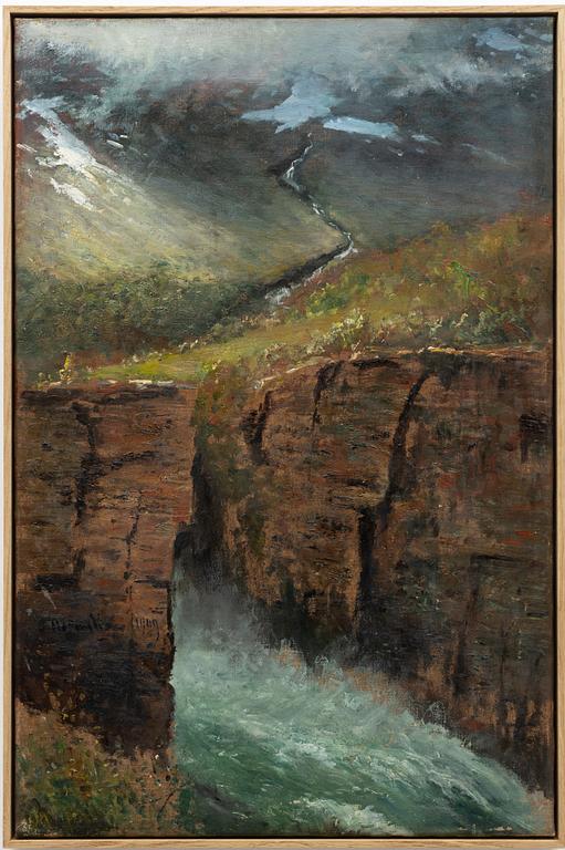Olof Hermelin, Mountain Landscape with Ravine.