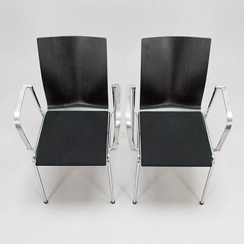Erik Magnussen, Four "Chairik" chairs. Engelbrechts, Denmark.