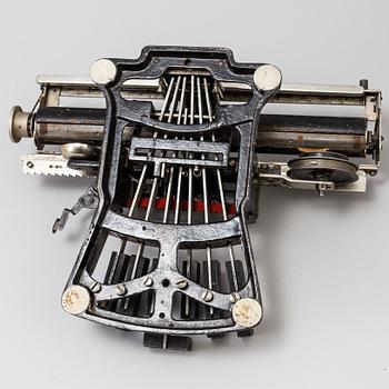 A braille typewriter by Picht, about 1900.