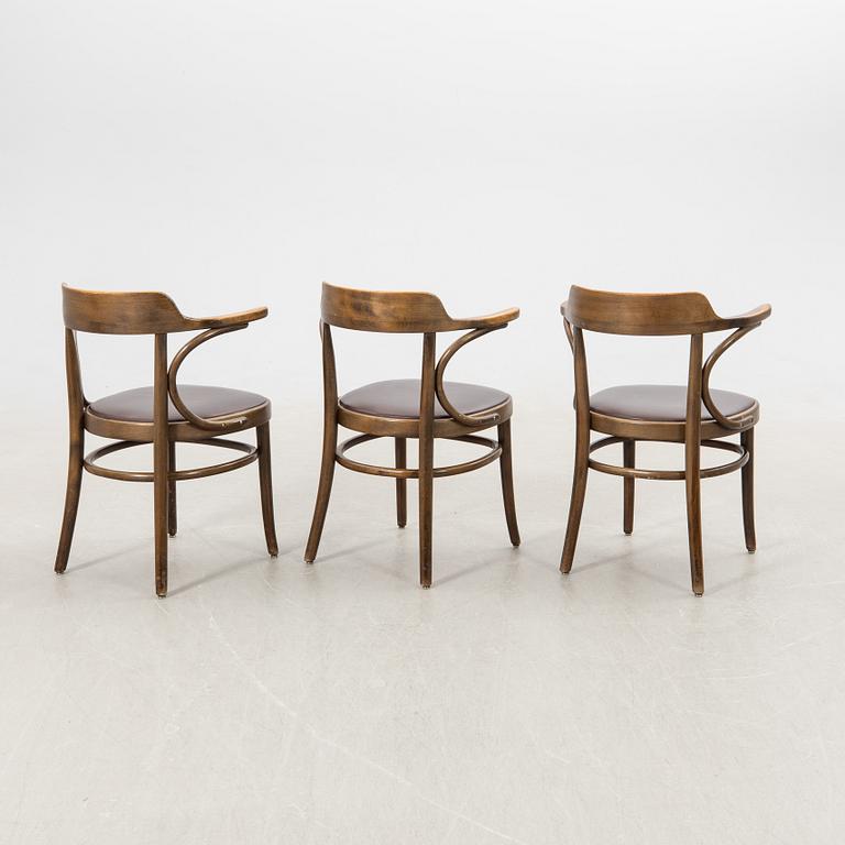 Armchairs 5 pcs Gemla late 20th century.