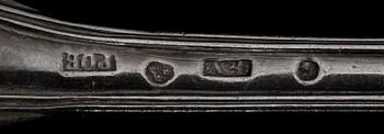 SKEDAR, 23 st, silver, Sverige, England samt Finland, 1800-1900-tal. Tot ca 835 gr.