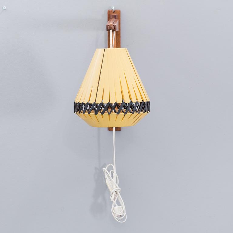 VÄGGLAMPA, Steneby, 1950/60-tal.