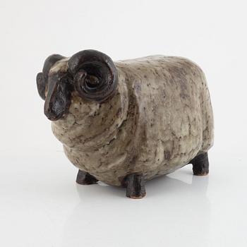 Åke Holm, a stoneware figurine, Sweden, signed.